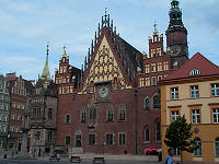 Rathaus in Breslau