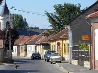 Strassenbild in Ungarn